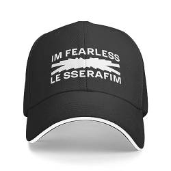 Basecap LESSERAFIM Logo - IM Fearless Baseball Cap Hat Mann für die Sonne Trucker Mütze Golf Wear Männer Damen von MotHaF