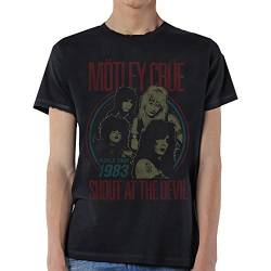 Motley Crue Herren Mottee21mb T-Shirt, Schwarz, L von Motley Crue