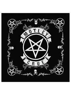 Motley Crue Kopftuch Pentagram schwarz von Motley Crue