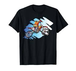 Skizze Hand Gezeichnet Motocross T-Shirt von Moto-Cross Motorrad Motive & Geschenke