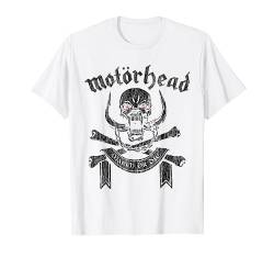 Motörhead – March or Die Cross Bones White T-Shirt von Motörhead Official