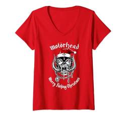 Motörhead – Santa Warpig Holiday T-Shirt mit V-Ausschnitt von Motörhead Official