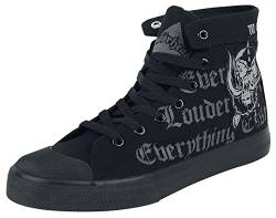 Motörhead EMP Signature Collection Unisex Sneaker high schwarz/grau EU37 Textil Band-Merch, Bands von Motörhead