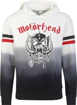 Motörhead England Dip Dye Männer Kapuzenpullover weiß/schwarz M von Motörhead