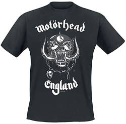 Motörhead England Männer T-Shirt schwarz 4XL 100% Baumwolle Undefiniert Band-Merch, Bands von Motörhead