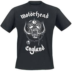 Motörhead England Männer T-Shirt schwarz 5XL 100% Baumwolle Undefiniert Band-Merch, Bands von Motörhead