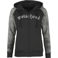 Motörhead Kapuzenjacke - EMP Signature Collection - S bis XL - für Damen - Größe S - schwarz/grau  - EMP exklusives Merchandise! von Motörhead