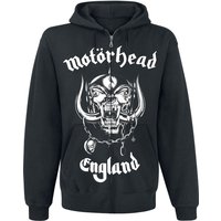 Motörhead Kapuzenjacke - England - S bis 5XL - für Männer - Größe S - schwarz  - Lizenziertes Merchandise! von Motörhead