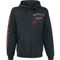 Motörhead Kapuzenjacke - Everthing Louder - S bis XXL - für Männer - Größe S - schwarz  - Lizenziertes Merchandise! von Motörhead