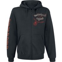 Motörhead Kapuzenjacke - Everthing Louder - S bis XXL - für Männer - Größe XL - schwarz  - Lizenziertes Merchandise! von Motörhead