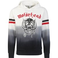 Motörhead Kapuzenpullover - England Dip Dye - S bis XXL - für Männer - Größe L - weiß/schwarz  - EMP exklusives Merchandise! von Motörhead