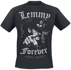 Motörhead Lemmy - Forever Männer T-Shirt schwarz 4XL 100% Baumwolle Band-Merch, Bands von Motörhead