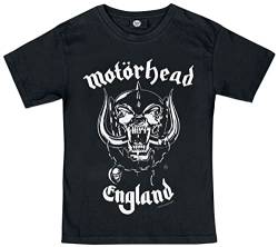 Motörhead Metal-Kids - England Kids Unisex T-Shirt schwarz 116 von Motörhead