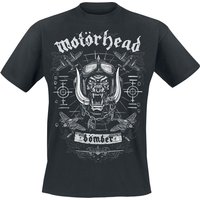 Motörhead T-Shirt - Bomber Planes - S bis XXL - für Männer - Größe L - schwarz  - Lizenziertes Merchandise! von Motörhead