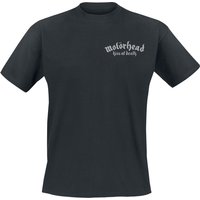 Motörhead T-Shirt - Kiss Of Death Bullet Circle V2 - S bis 4XL - für Männer - Größe S - schwarz  - Lizenziertes Merchandise! von Motörhead