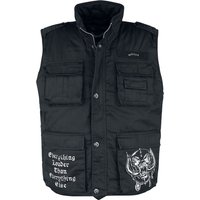 Motörhead Weste - Brandit Bastards - Ranger Vest - S bis 5XL - für Männer - Größe 3XL - schwarz  - Lizenziertes Merchandise! von Motörhead