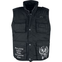Motörhead Weste - Brandit Bastards - Ranger Vest - S bis 5XL - für Männer - Größe 4XL - schwarz  - Lizenziertes Merchandise! von Motörhead