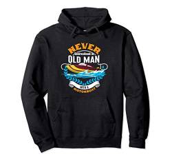 Motorboot Fan | Alter Mann | Boot lustiges Spruch Geschenk Pullover Hoodie von Motorboot Fan Boot witzige Geschenkidee für Männer