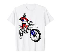 Motocross Enduro Supermoto Bike Dirt Bike Kinder Jungen T-Shirt von Motorrad & Motocross Geschenkideen