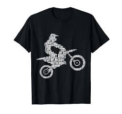Motocross Enduro Supermoto Bike Dirt Biker Jungen Männer T-Shirt von Motorrad & Motocross Geschenkideen