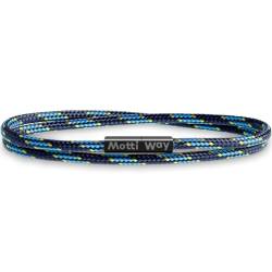 Motti Way Armband für Herren und Damen mit Magnetverschluss, Dauerhaft Wasserdicht Blau Armband Segeltau Unisex Größe M von Motti Way