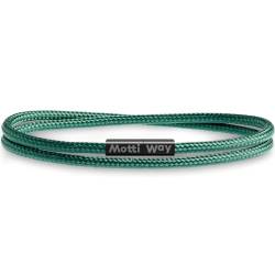 Motti Way Armband für Herren und Damen mit Magnetverschluss, Dauerhaft Wasserdicht Grün Armband Segeltau Unisex Größe L von Motti Way