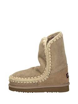 Mou Eskimo 24 Stiefelette Aus Grauen Double Face Schaffell von Mou