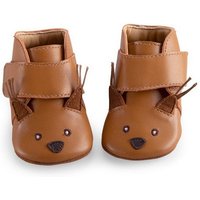 Moulin Roty Baby-Lederschuhe Eichhörnchen 6-12 m Babyschuhe Klettverschluss Krabbelschuh von Moulin Roty