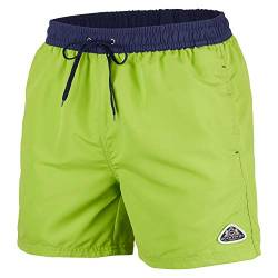 Mount Swiss Herren MS Badeshort, 5013, Green-Navy, Gr. S von Mount Swiss