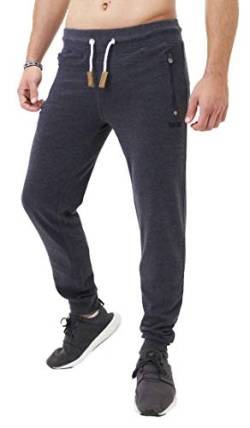 Mount Swiss Lange Jogginghose Herren Finn I Sweatpants I Freizeithose Männer Farbe dunkelblau, Gr. M von Mount Swiss