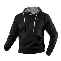 Mount Swiss MS-Matteo, Kapuzenpullover, Black.New, Gr. 6XL von Mount Swiss