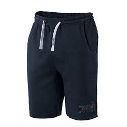 Mount Swiss Shorts Herren Kurze Hose Sporthose Boxer aus 100% Baumwolle Übergröße, Farbe: blau, Gr. 3XL von Mount Swiss