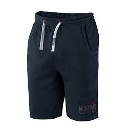 Mount Swiss Shorts Herren Kurze Hose Sporthose Boxer aus 100% Baumwolle Übergröße, Farbe: blau, Gr. XXL von Mount Swiss