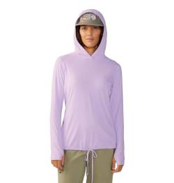 Mountain Hardwear Damen Crater Lake Langarm-Kapuzenpullover Hemd, Wisteria, M von Mountain Hardwear
