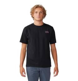 Mountain Hardwear Herren Outdoor Graphic Short Sleeve 2 Hemd, Schwarz, X-Large von Mountain Hardwear