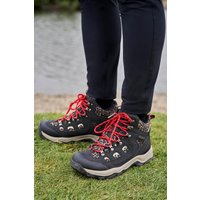 Adventurer Gemusterte Wasserdichte Damenstiefel - Schwarz von Mountain Warehouse