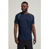 Aero II Kurzarm-Top Herren - Dark Blau von Mountain Warehouse