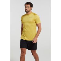 Agra IsoCool Gestreiftes Herren T-Shirt - Gelb von Mountain Warehouse