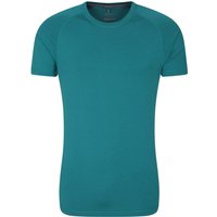 Agra Melange Herren T-Shirt - Dunkel Aquamarin von Mountain Warehouse