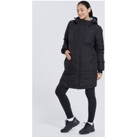 Amethyst Lange Damen Umstands-Steppjacke - Schwarz von Mountain Warehouse