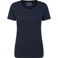 Basic Damen Rundhals T-Shirt - Marineblau von Mountain Warehouse