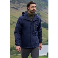 Bracken Extreme Wasserdichte 3 in 1 Herrenjacke - Blau von Mountain Warehouse