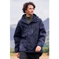 Bracken Extreme Wasserdichte 3 in 1 Herrenjacke - Blau von Mountain Warehouse