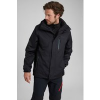 Bracken Extreme Wasserdichte 3 in 1 Herrenjacke - Schwarz von Mountain Warehouse