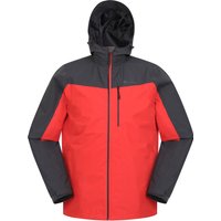 Brisk Extreme Wasserdichte Herrenjacke - Rot von Mountain Warehouse