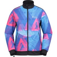 Chaser Gemusterte Damen Radfahr-Steppjacke - Pink von Mountain Warehouse