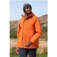 Coastline Wasserdichte Borg-Jacke für Herren - Orange von Mountain Warehouse