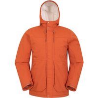 Coastline Wasserdichte Borg-Jacke für Herren - Orange von Mountain Warehouse