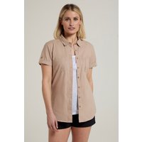 Coconut Kurzarm Damen-Hemd - Beige von Mountain Warehouse