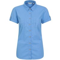 Coconut Kurzarm Damen-Hemd - Blau von Mountain Warehouse